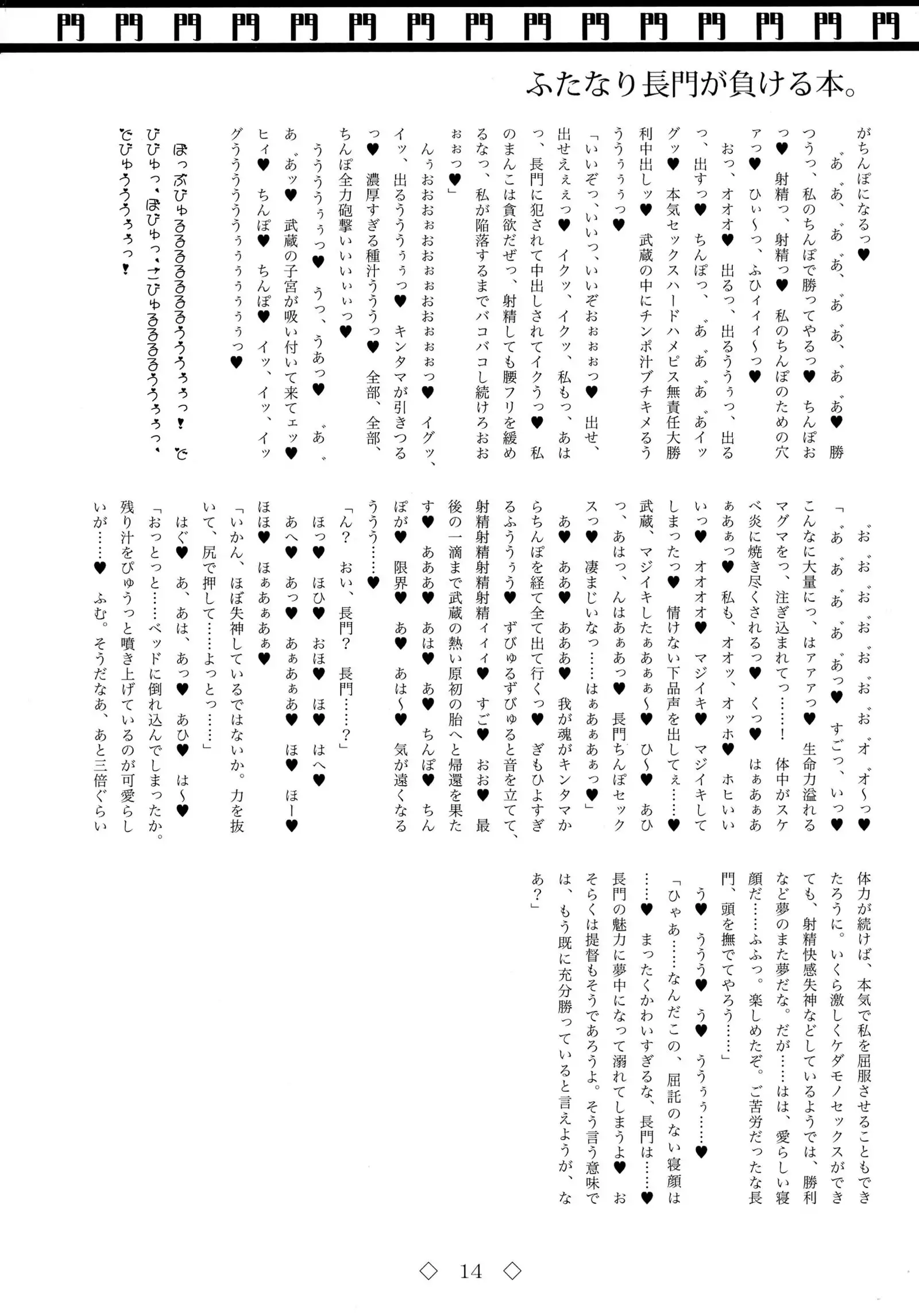 Futanari Nagato ga Makeru hon.