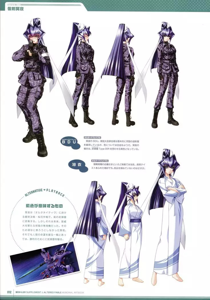 Muv-Luv Supplement & Altered Fable Memorial Art Book