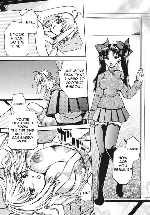 Futanari Rin X Huge-Rack Saber