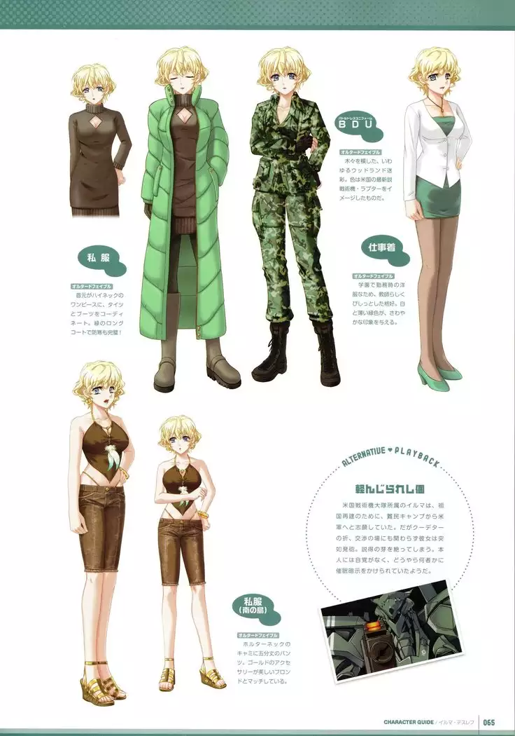 Muv-Luv Supplement & Altered Fable Memorial Art Book