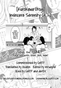 [Kurokawa Otogi] Fumajimeni Uraraka -Insincere Serenity- Ch. 1-4 [English] =TLL + CW=