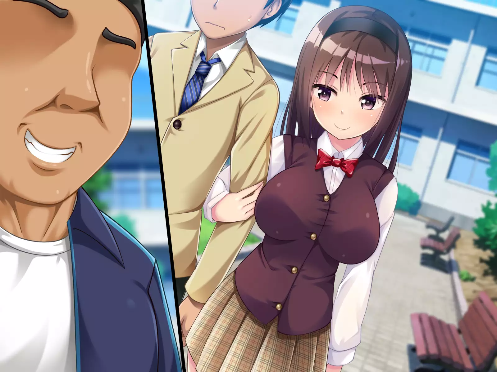 Iinari JK Kanojo -Kyoushi ni Odosare SEX Zuke ni Natta NTR Yuutousei-