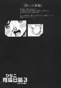 Hinako Ikusei Nisshi 3 Hinako no Chikai