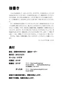 (C81) [Chideji (Oyaji)] Shinya Working!! Tsuika Order (WORKING!)