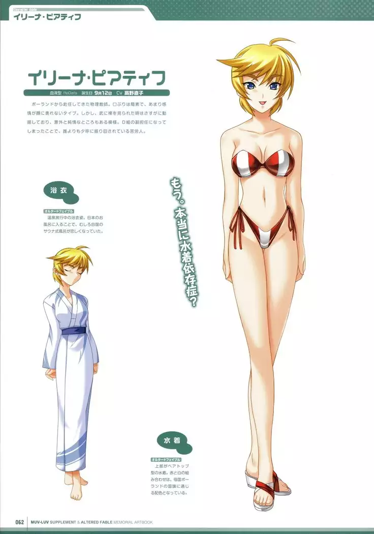 Muv-Luv Supplement & Altered Fable Memorial Art Book