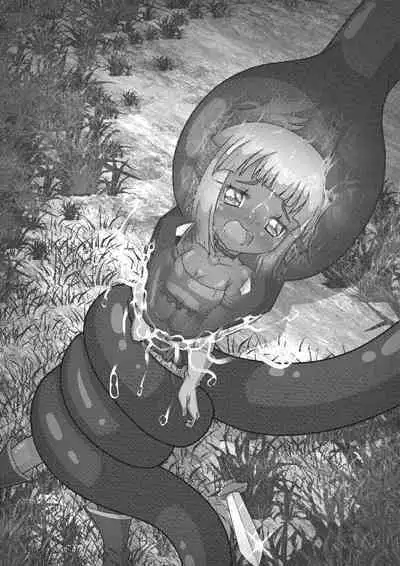 Kasshoku loli-kko shiifu ga Kyodai hebi ni Ikinari marunomi sarechau ohanashi.