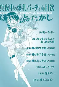 [Point Takashi (Milk Koubou)] Mayonaka no Bakunyuu Party | Midnight Milky Party