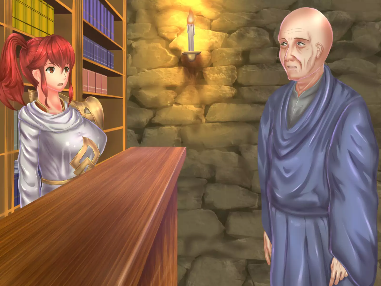 I cannot fight, but this 'staff' I carry can delay my ejaculation.