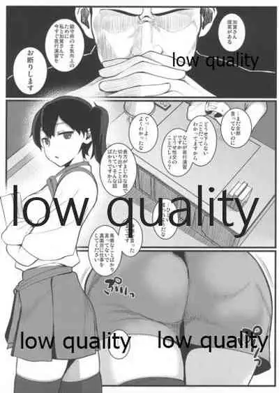 加賀さんと提督がらぶらぶ夜戦するだけの本。