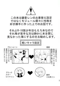 (Kagamine Youbi!) [Kiina Vitamin (Mao)] Ao-san no Ai ga Tomaranai! (VOCALOID)