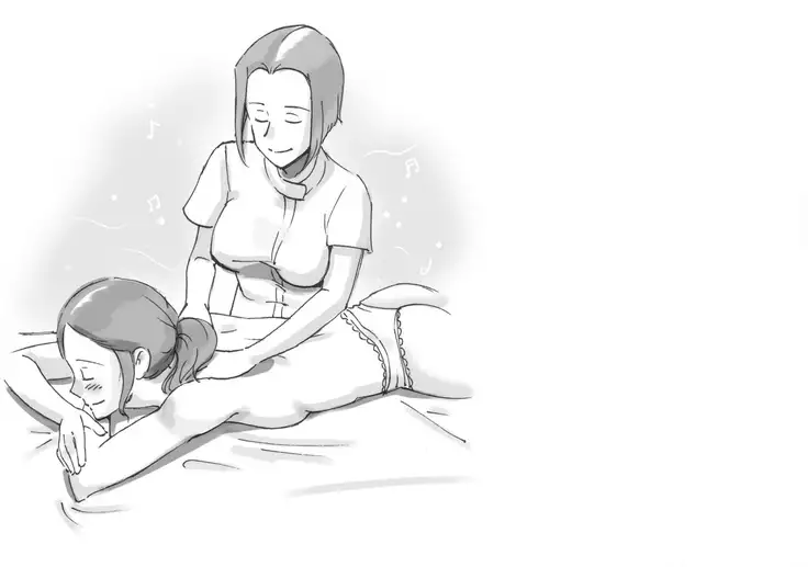 Mama to Futari de 2 Love Love Massage