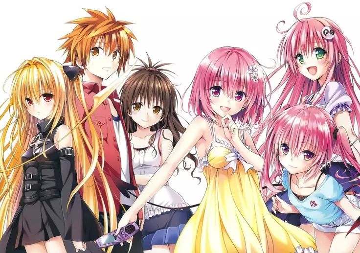 To Love-Ru -Trouble- Darkness Artbook Harem Gold