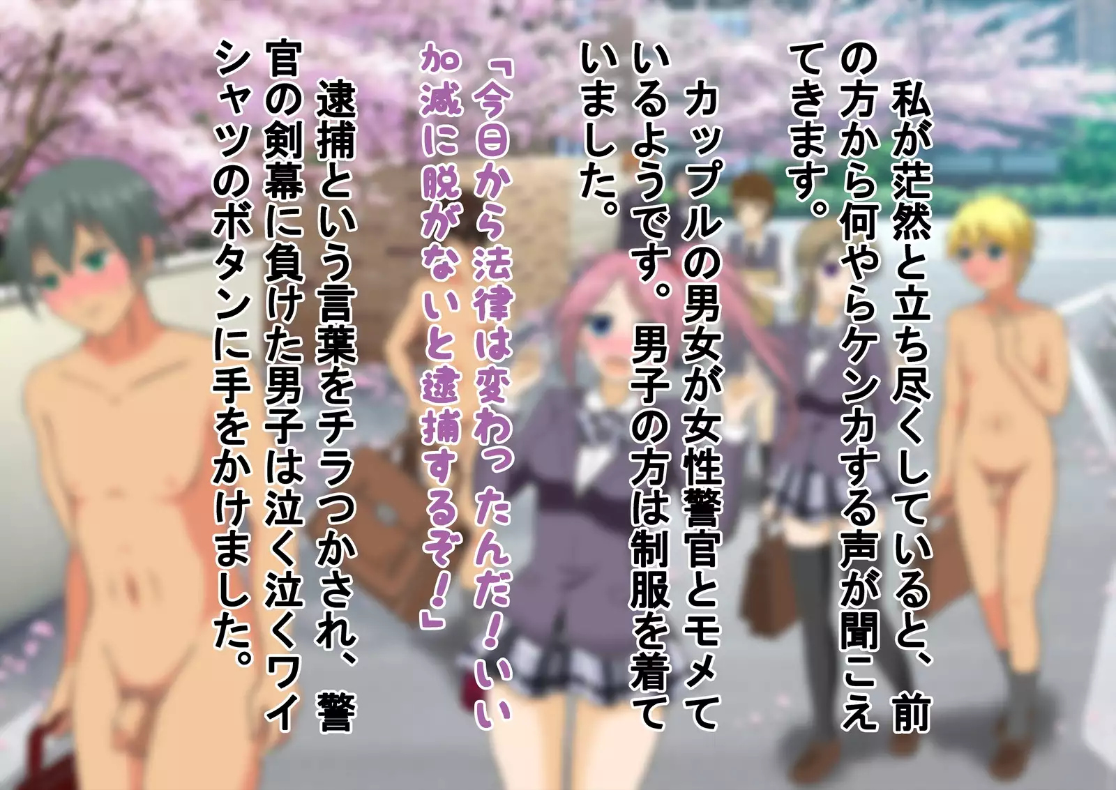 Hadaka de Tsuukin Tsuugaku suru Sekai Otoko-hen & Onna-hen