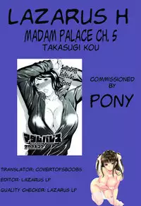 [Takasugi Kou] Madam Palace Ch. 1-8 [English] [Lazarus H]