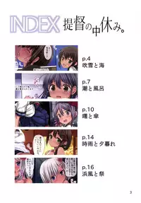 (C90) [Nijigen Shoujo (Nizimoto Hirok)] Teitoku no Nakayasumi. (Kantai Collection -KanColle-)