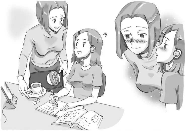 Mama to Futari de 2 Love Love Massage