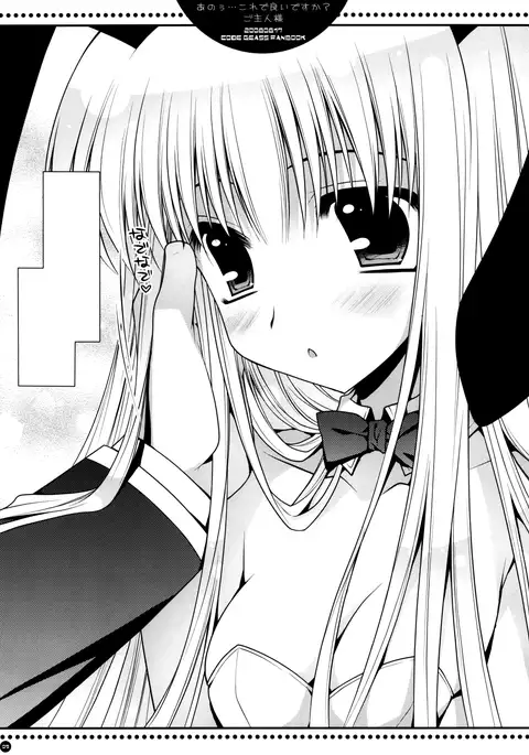 Anou...Korede Iidesuka? Goshujin-sama