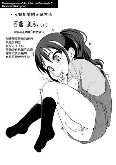 Chiisai Ana wa Dou desu ka? | 要来点小洞洞吗?