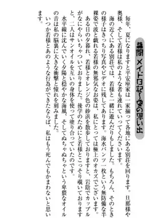 年上メイドの新婚日記