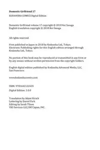 [Sasuga Kei] Domestic na Kanojo Chapter 164.7 [English]