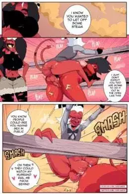 Moxxie family bonding- Carliabot [Helluva Boss]