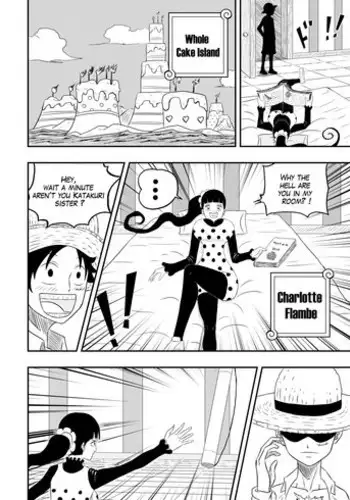 Charlotte Flampe x Luffy