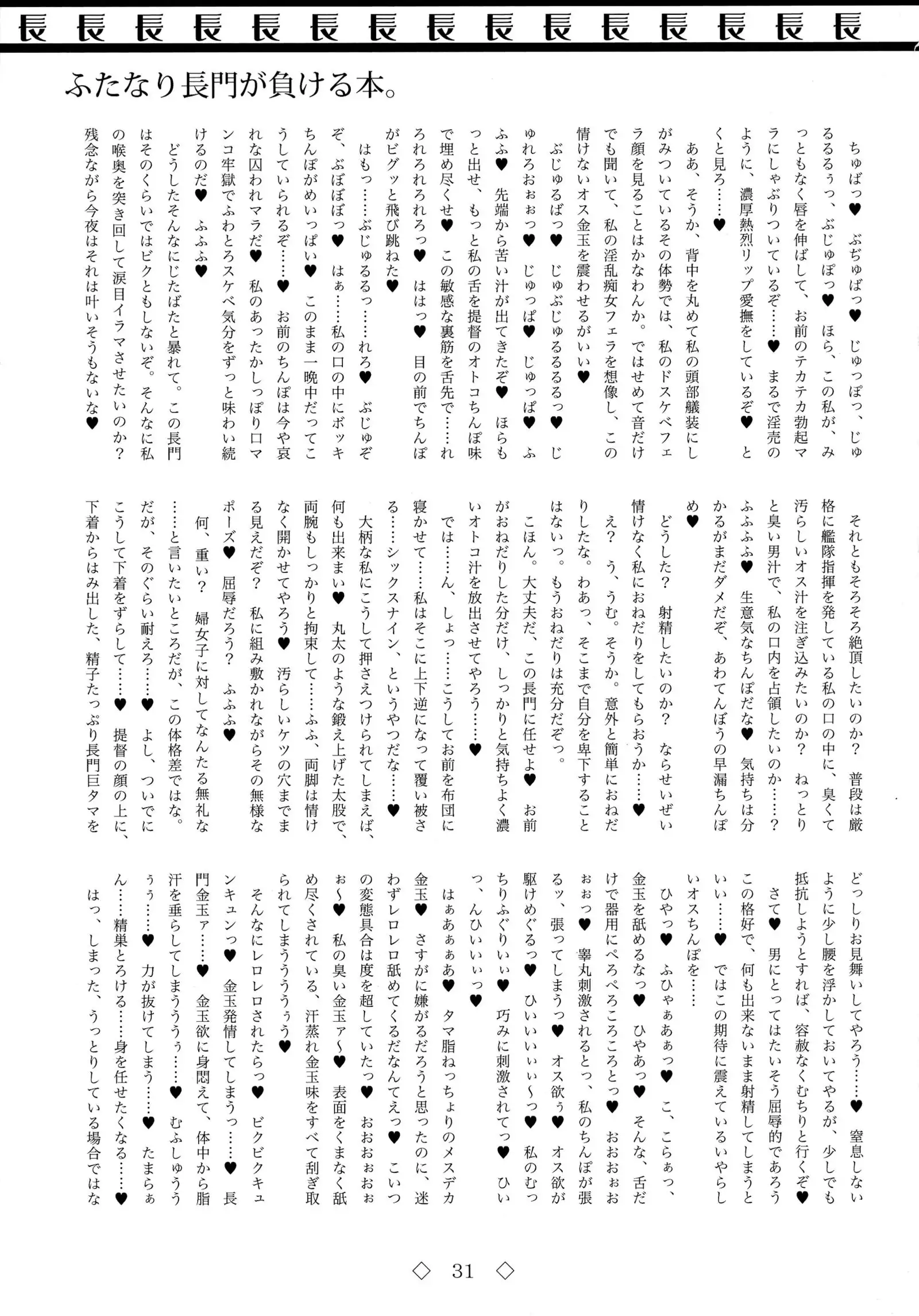 Futanari Nagato ga Makeru hon.