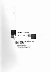 (C73) [OTOGIYA X-9 (Mizuki Haruto)] Because of Tears (Dragonaut)