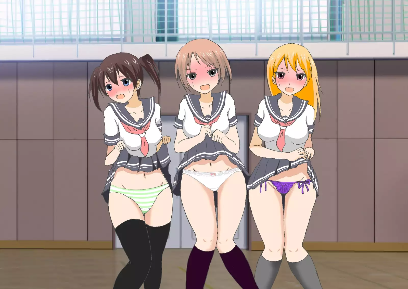 Danjo Taiketsu! Maketara Nuideiku Basuke!